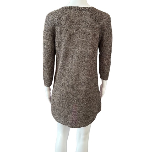 Eileen Fisher Women's S Linen V-Neck Knit Top 3/4 Sleeves Beach Boho Lagenlook - Picture 15 of 16